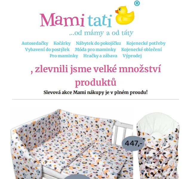 Mamitati.cz: Až 40% sleva na Baby Nellys – červen 2026 | Nuslet.cz