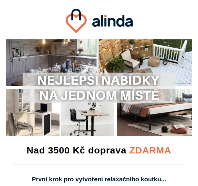 Alinda.cz: Nábytek a dekorace – červen 2026 | Nuslet.cz