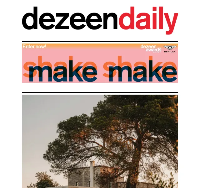 Dezeen Daily: Novinky z architektury a designu – červen 2026 | Nuslet.cz