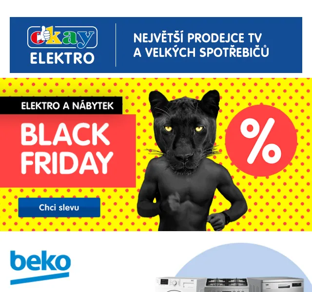 OKAY: 10% sleva na spotřebiče Beko – červen 2026 | Nuslet.cz