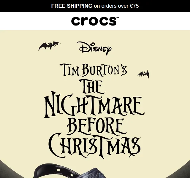 Crocs: Nightmare Before Christmas kolekce – červen 2026 | Nuslet.cz