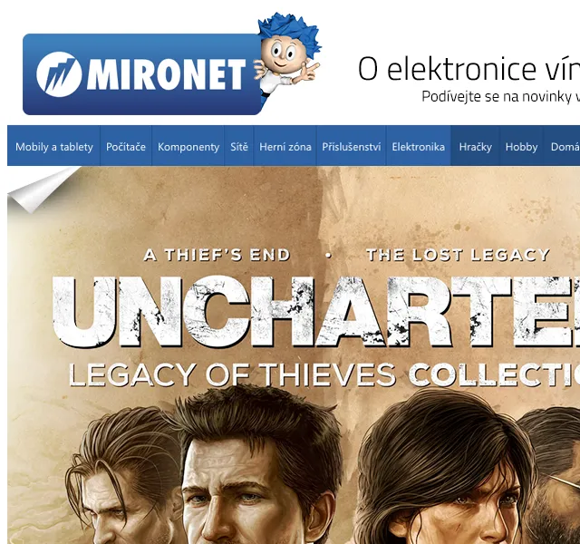 Mironet hry: Uncharted remastered kolekce – červen 2026 | Nuslet.cz