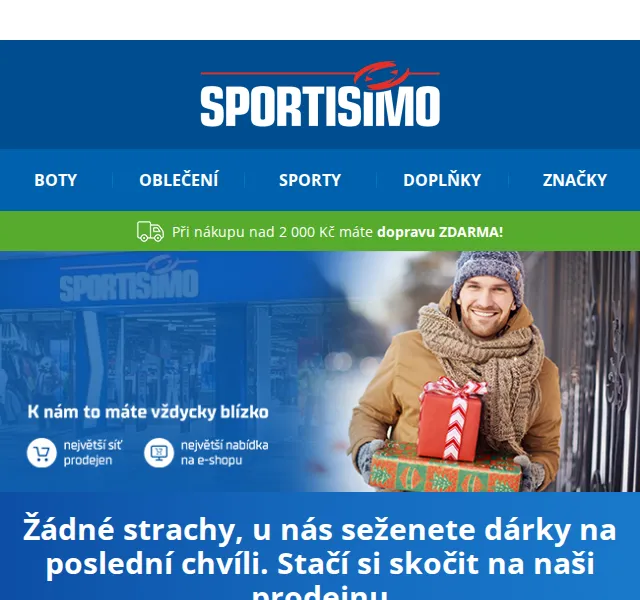 Sportisimo.cz: Dárky do 500 Kč a 1000 Kč – červen 2026 | Nuslet.cz