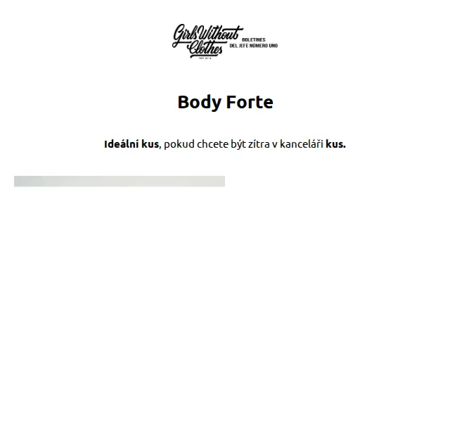 Girls Without Clothes: Body Forte s cappuccinem za 85 Kč – červenec 2026 | Nuslet.cz