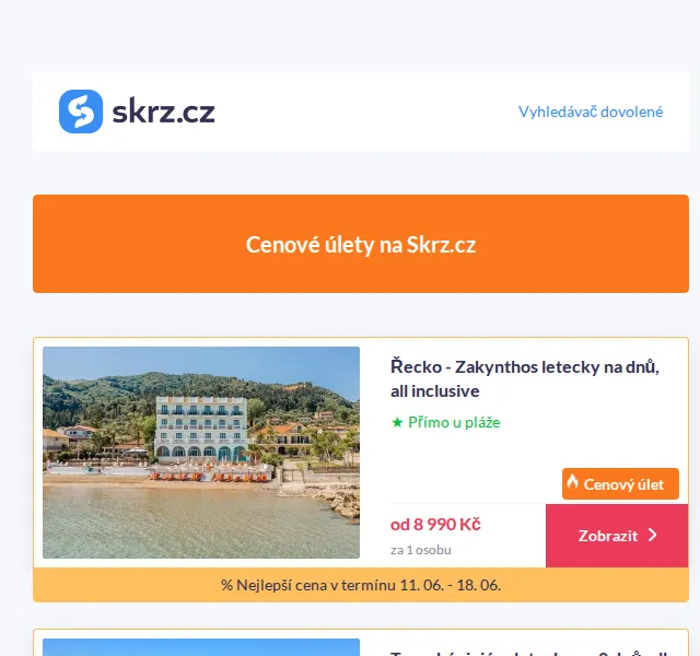 Vánoce na Skrz: Dovolená v Řecku od 8 990 Kč – červen 2026 | Nuslet.cz