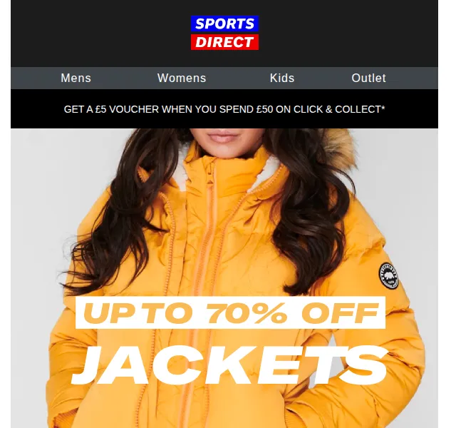 Sportsdirect: Sleva až 70 % na bundy – červen 2026 | Nuslet.cz