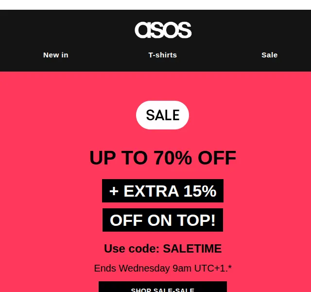 ASOS Sale: mimořádná sleva až 70 % + extra 15 % – červen 2026 | Nuslet.cz