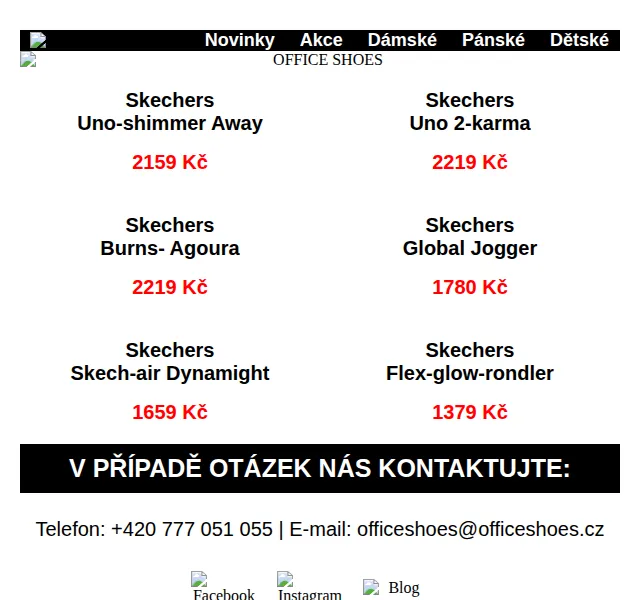 Office Shoes: Skechers od 1 379 Kč – červen 2026 | Nuslet.cz