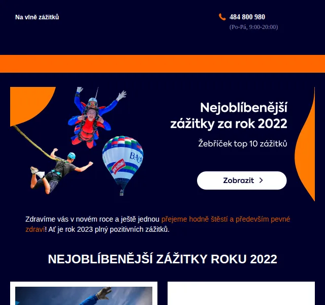 Adrop: Nejoblíbenější zážitky roku 2022 se slevou – červen 2026 | Nuslet.cz