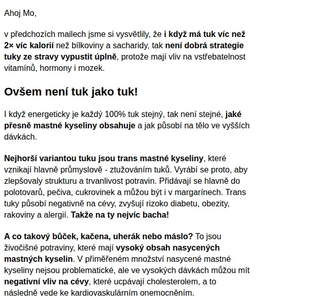 BAJOLA ✌ Fit bez diet: tuky a zdraví – červen 2026 | Nuslet.cz