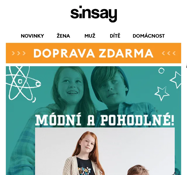 Sinsay: Back to School kolekce – červen 2026 | Nuslet.cz