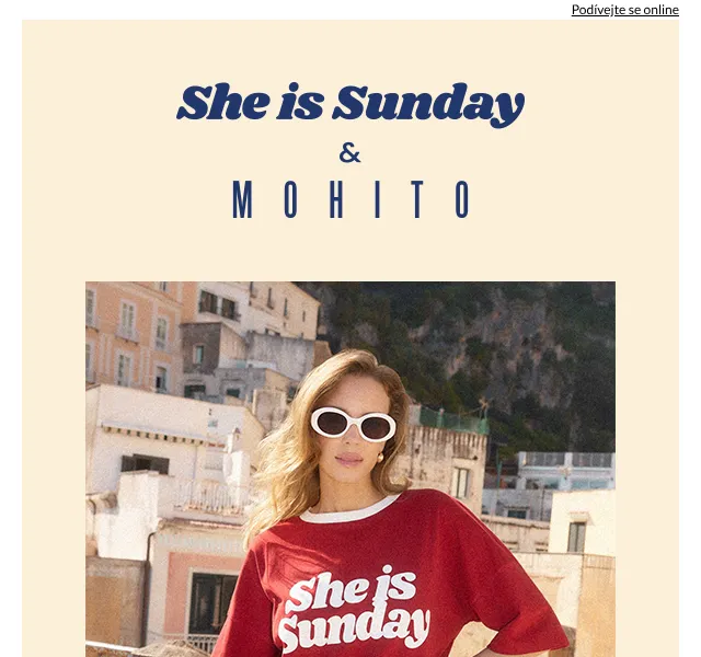 MOHITO: Limitovaná kolekce She is Sunday – červen 2026
