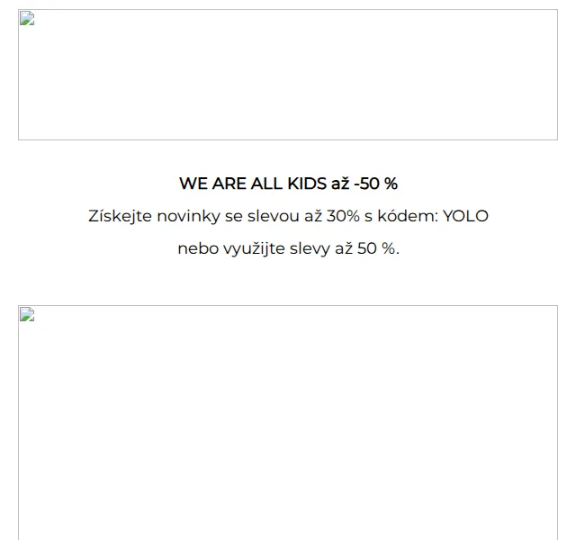ANSWEAR: We Are All Kids sleva až 50 % – červen 2026 | Nuslet.cz