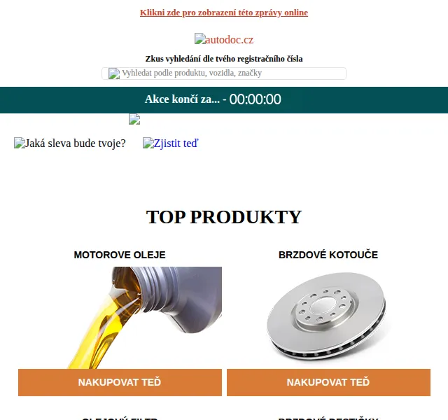 Autodoc.cz: Slevy na autodíly – červen 2026 | Nuslet.cz