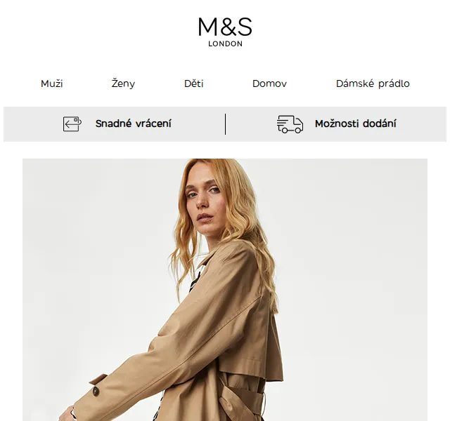 Marks and Spencer: Nezbytnosti na zimu – kabáty, termoprádlo, obuv – červen 2026 | Nuslet.cz