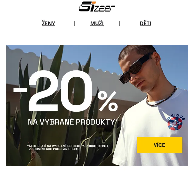 Sizeer: Nike, Adidas, Jordan – sleva až -20 % | Červen 2026