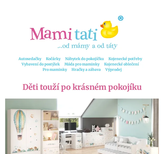 Mamitati.cz: BabyBoo nábytek a dekorace od 79 Kč – červen 2026 | Nuslet.cz
