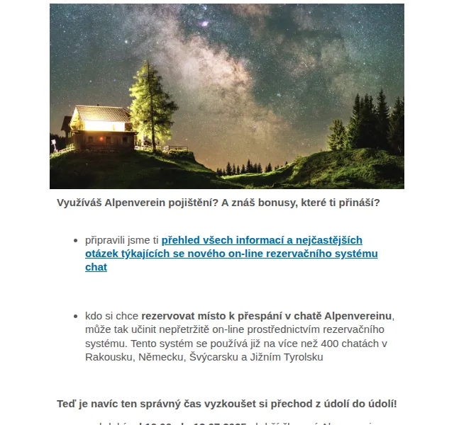 Namcheshop: Výhody Alpenverein a nocleh zdarma – červenec 2025 | Nuslet.cz