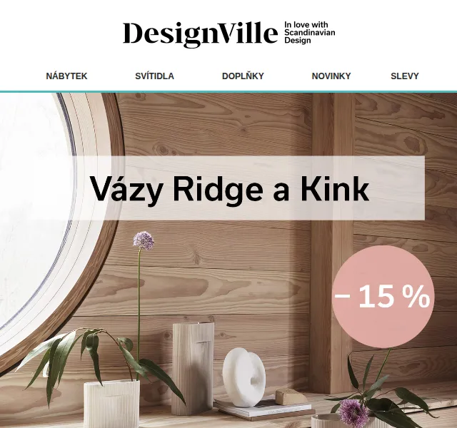 DesignVille: Vázy Muuto se slevou 15 % – červen 2026 | Nuslet.cz