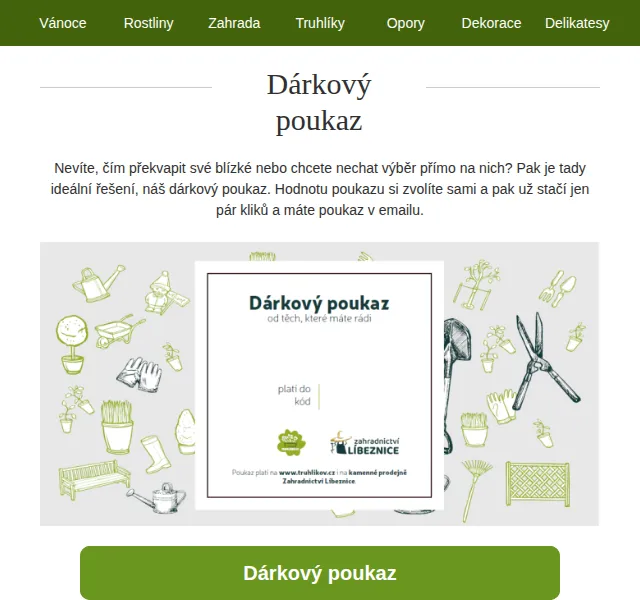 Truhlíkov.cz: Dárkový poukaz – červen 2026 | Nuslet.cz