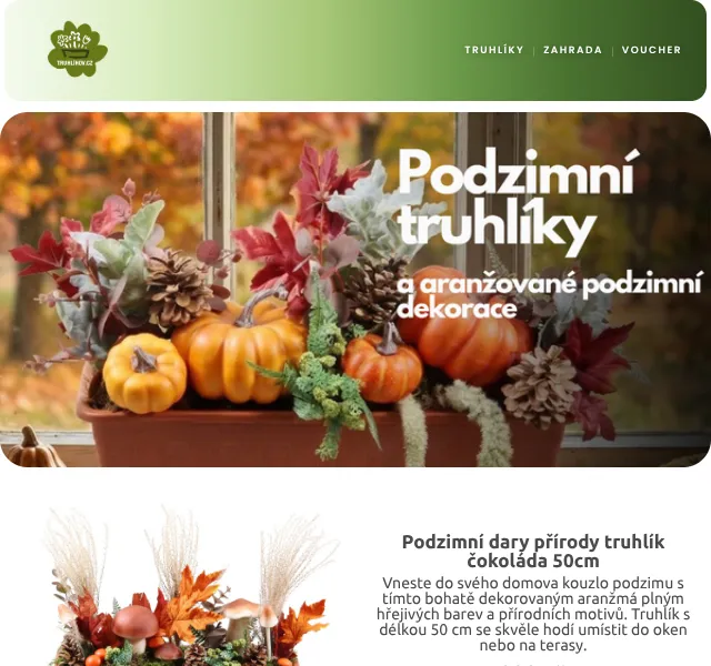 Truhlíkov.cz: Podzimní truhlíky a dekorace od 649 Kč