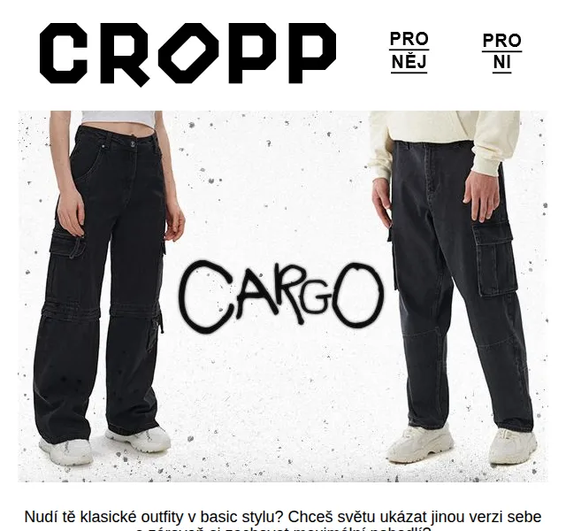 Cropp: cargo kolekce pohoda a pohodlí – červenec 2026 | Nuslet.cz