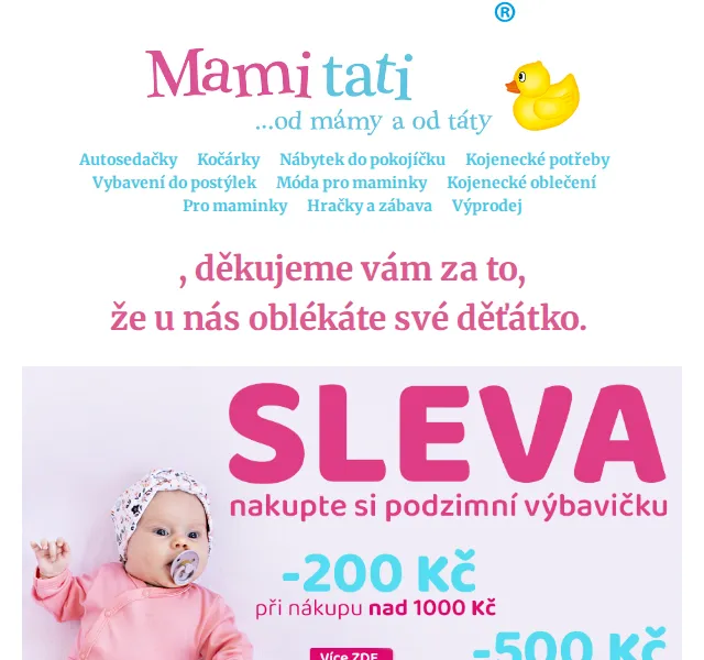 Mamitati.cz: Baby Nellys overaly, K-Baby a dřevěné hračky – červen 2026 | Nuslet.cz