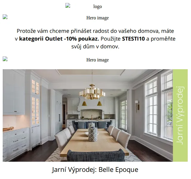 Vivre: -10 % na Outlet s kódem STESTI10 – červen 2026 | Nuslet.cz
