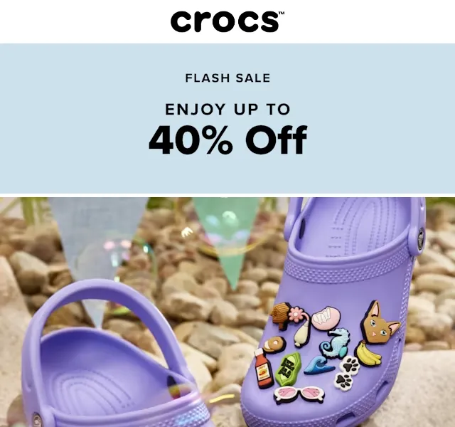 Crocs: sleva 40 % na bestsellery – červen 2026 | Nuslet.cz