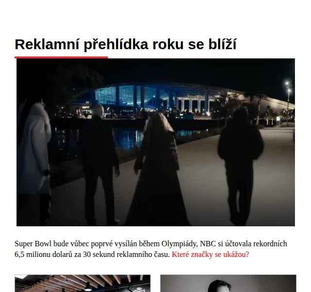 Marketing & Media: Překvapení Super Bowlu a Albert Fresh – červen 2026 | Nuslet.cz