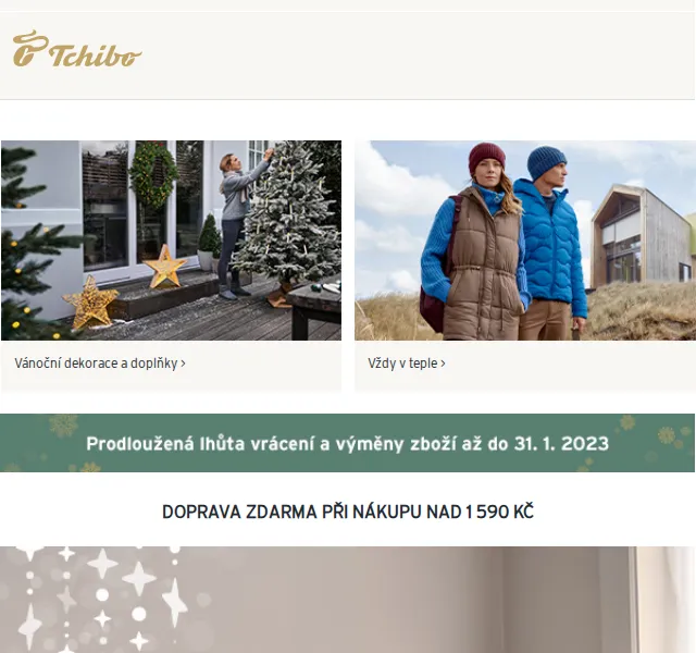 Tchibo: Vánoční kolekce a kávovary až s 15% slevou – červen 2026 | Nuslet.cz