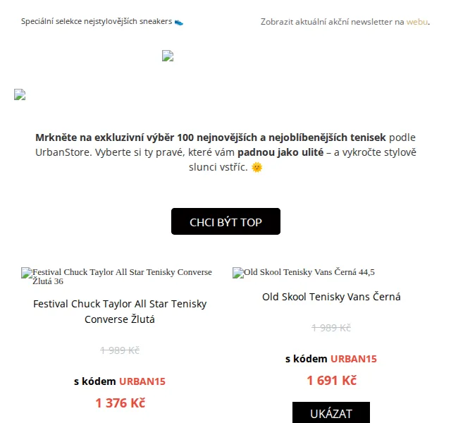 UrbanStore: TOP 100 tenisek – výběr červen 2026 | Nuslet.cz
