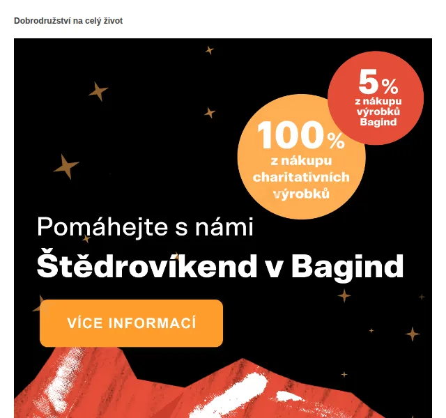 Bagind charitativní víkend: podpora Most Pro Tibet – červenec 2026 | Nuslet.cz