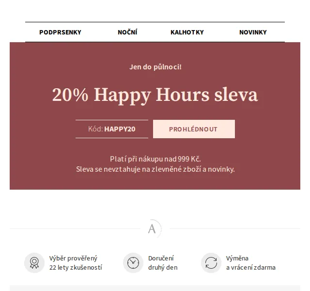 Astratex: 20% sleva na spodní prádlo – červen 2026 | Nuslet.cz