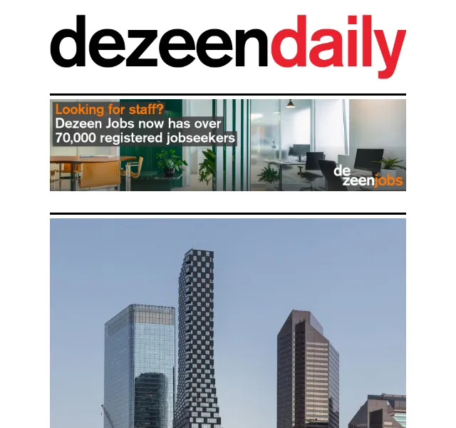Dezeen Daily: architektura a design – červen 2026 | Nuslet.cz