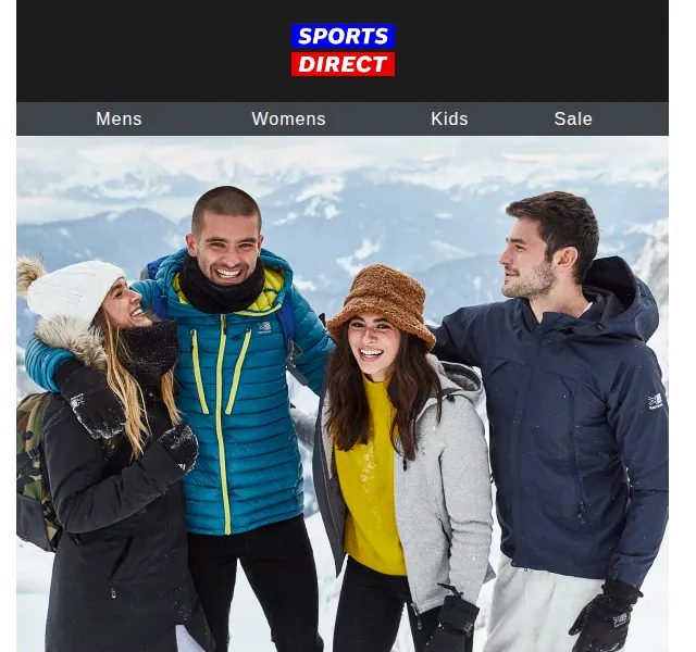 Sportsdirect: Zimní výbava na nečekaný sníh – červen 2026 | Nuslet.cz