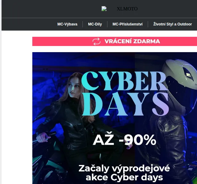 XLMOTO: Slevy na přilby Nexx v Cyber Day – červen 2026 | Nuslet.cz
