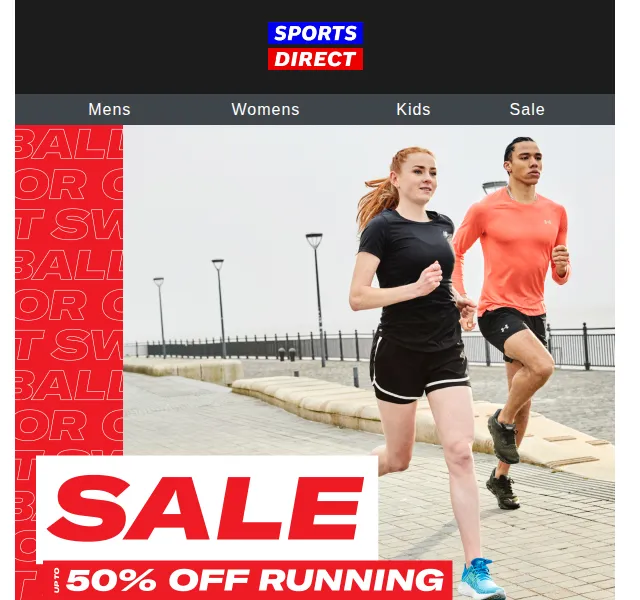 Sportsdirect.com: sleva až 50 % na běžecké vybavení – červen 2026 | Nuslet.cz