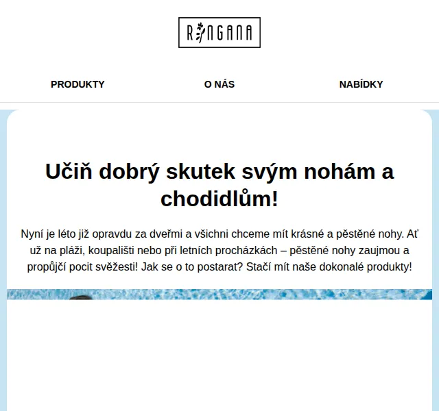 RINGANA: –10 % na FRESH foot balm – červen 2026 | Nuslet.cz
