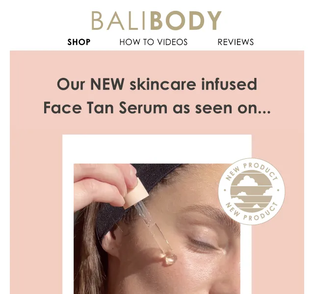 Bali Body: Face Tan Serum novinka – červen 2026 | Nuslet.cz