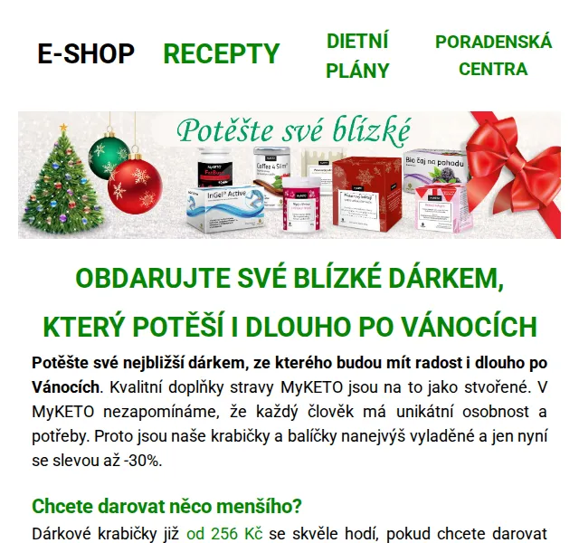 MyKETO: Dárkové balíčky se slevou až 30 % – červen 2026 | Nuslet.cz