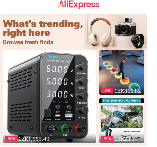 AliExpress: Slevy až -67 % – duben 2026 | Nuslet.cz