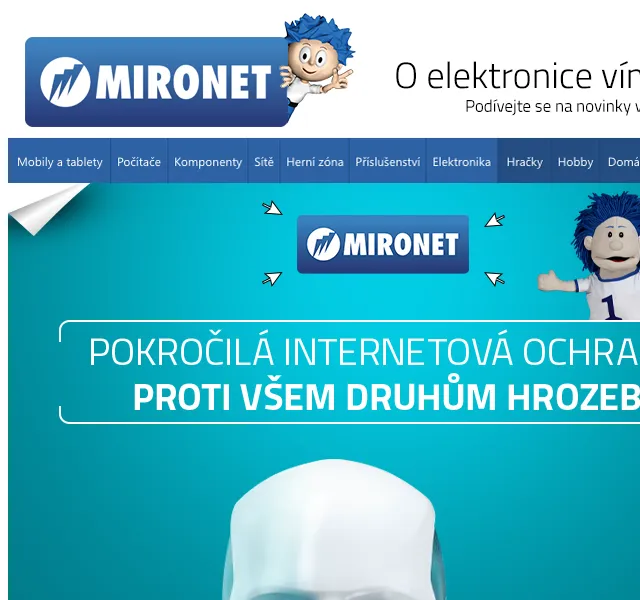 Mironet: Pokročilá internetová ochrana ESET – červen 2026 | Nuslet.cz