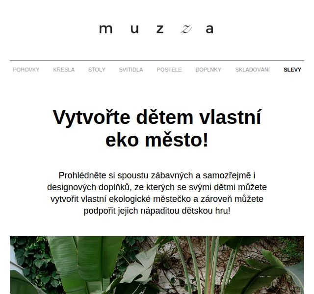 MUZZA: Dětské eko město z doplňků – červen 2026 | Nuslet.cz