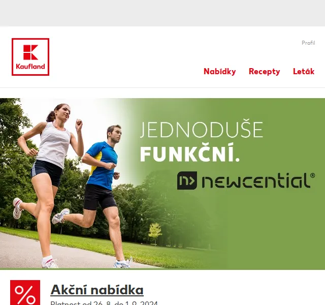 Kaufland: Newcential funkční oblečení od 149,90 Kč – červen 2026 | Nuslet.cz
