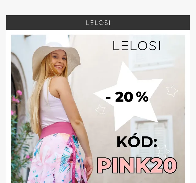 LELOSI: Růžový víkend sleva 20 % – červen 2026 | Nuslet.cz