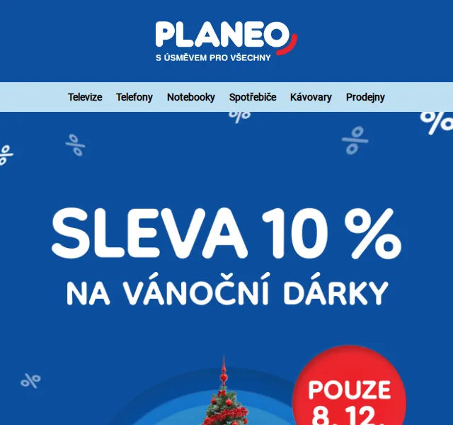 Planeo: Sleva 10 % na elektroniku – červen 2026 | Nuslet.cz