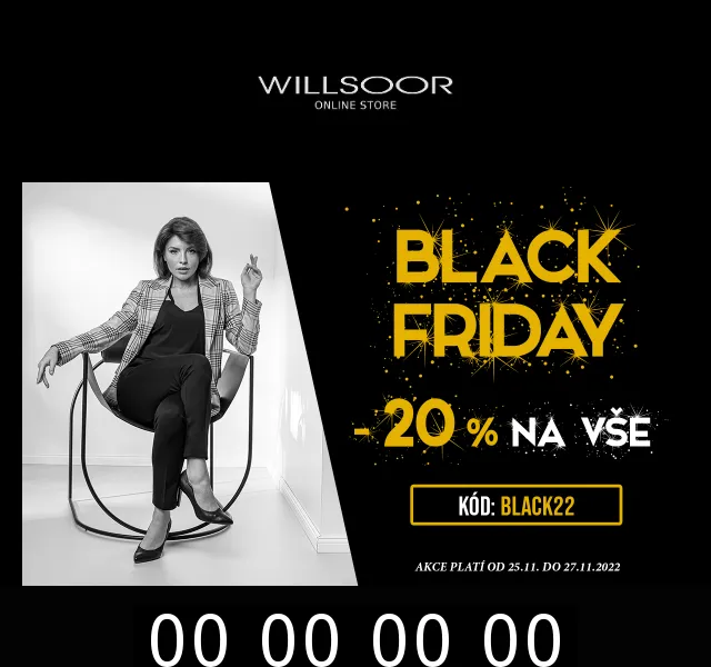 Košile Willsoor: Black Friday sleva 20 % – červen 2026 | Nuslet.cz