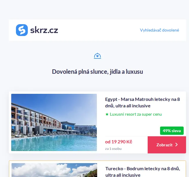 Vánoce na Skrz: Ultra all inclusive pobyty od 13 190 Kč – červenec 2026 | Nuslet.cz