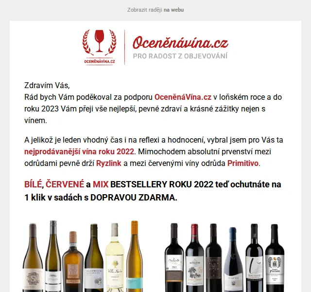 Vláďa z Oceněnávína.cz: Bestsellery 2022 v sadách s dopravou zdarma – červen 2026 | Nuslet.cz